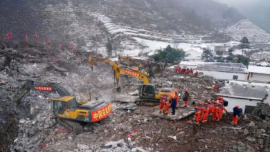 31 people have died so far due to landslide in China