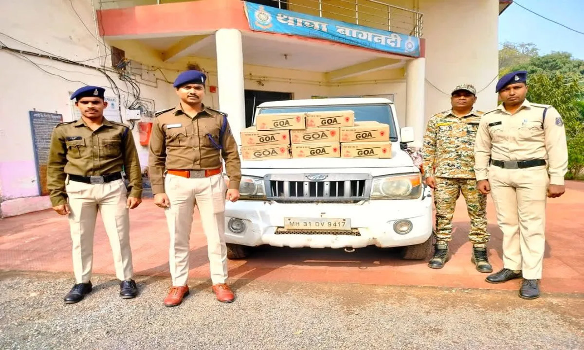 14 boxes of liquor seized from Bolero, smuggler absconding