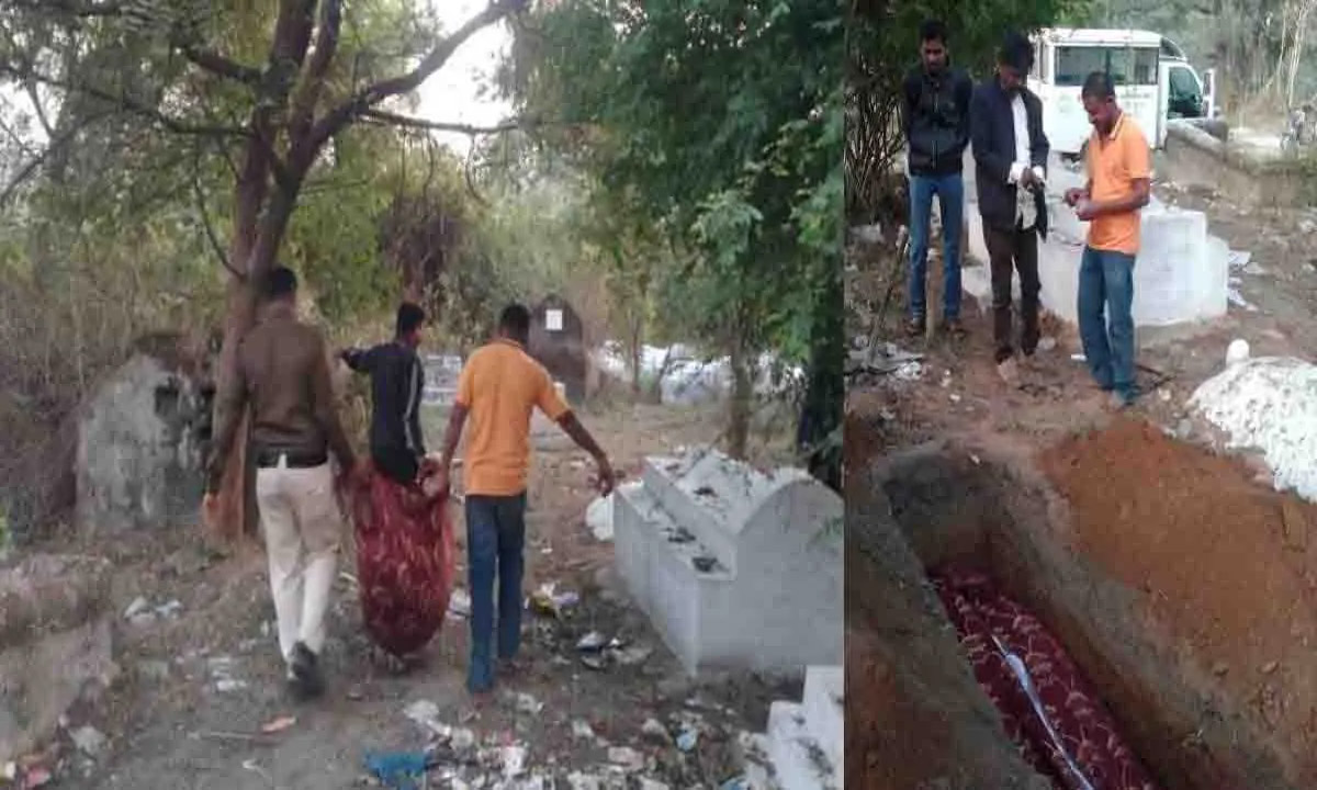 Kalyugi son refused to take his father's dead body, police got it buried