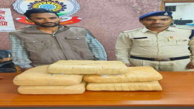 Ganja worth lakhs seized from Naya bus stand, smuggler arrested