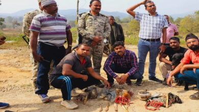 Soldiers on patrol recovered 2 IED bombs