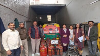 Big action of Logistics Department on illegal refilling center - 18 domestic gas cylinders seized