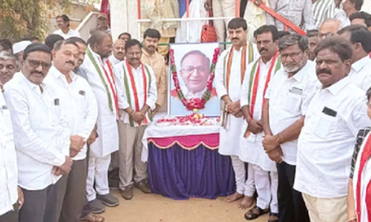 Congress leader pitches for renaming PRRLI scheme after Jaipal Reddy