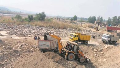 Protest against illegal mining in Neugal