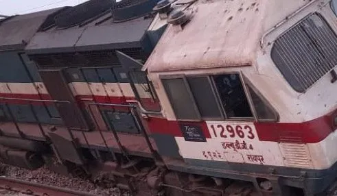 Train accident on Dallirajhara route