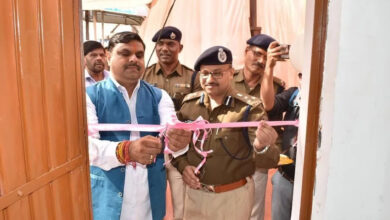 Inauguration of traffic police assistance center at bus stand Durg.