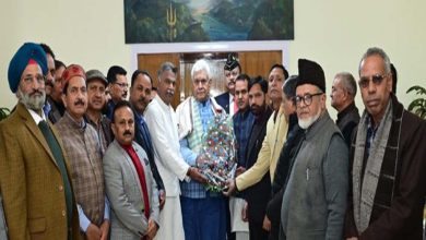 Former MLAs, OBC community delegations met LG