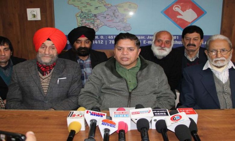 Chuni lambasts alleged hypocrisy of Govt on issues of PoJK DPs