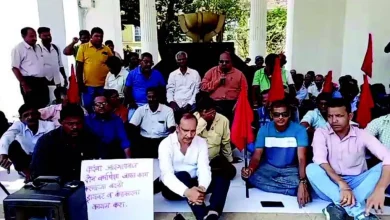 Goa: KTC employees protest at Azad Maidan, demand minimum wage of Rs 30,000