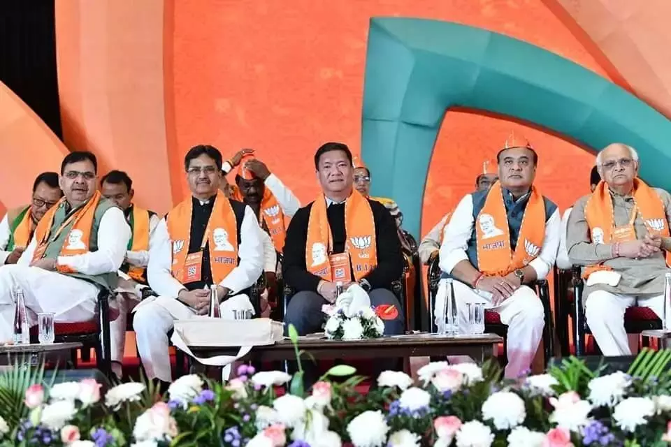 Chief Minister attends national conference, JP Nadda highlights Tripura's success
