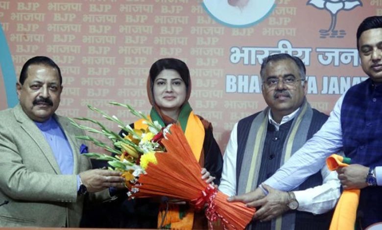 Shot in BJP’s arm as Shehnaz Ganai, hundreds join party