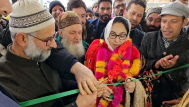 Andrabi inaugurates newly constructed complex at Chrar