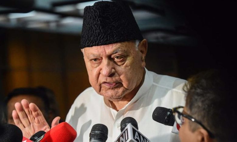 Farooq informs ED he is not in Srinagar