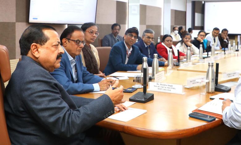 Dr Jitendra convenes joint meeting of Science Ministries, discusses Space Hackathon