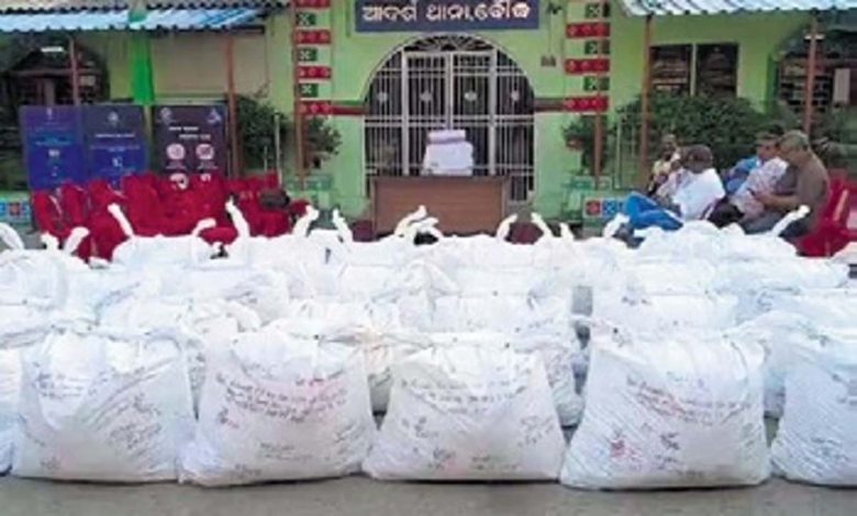 1,025 kg ganja worth Rs 10 crore seized in Boudh, Odisha
