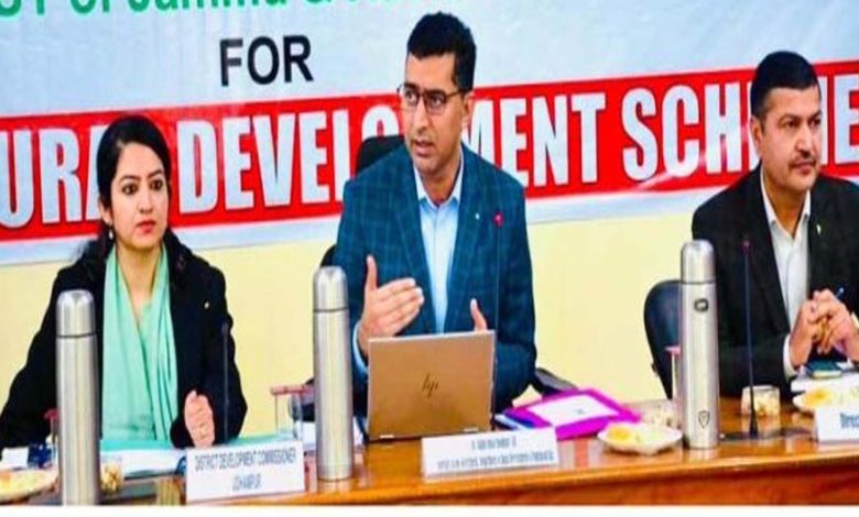 Secretary RDD advocates enhanced convergence for wider impact in development of Udhampur