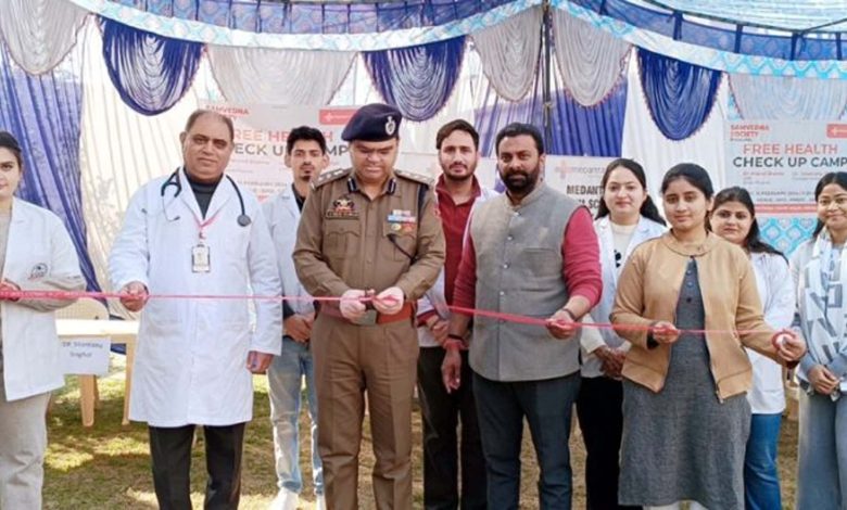 SSP Jammu inaugurates free health checkup camp in DPO