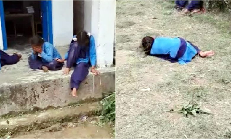 In a school in Shahdol, girl students started shouting with their hair loose, teachers got upset after seeing their actions