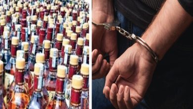 Police arrested youth with illegal liquor in Salt