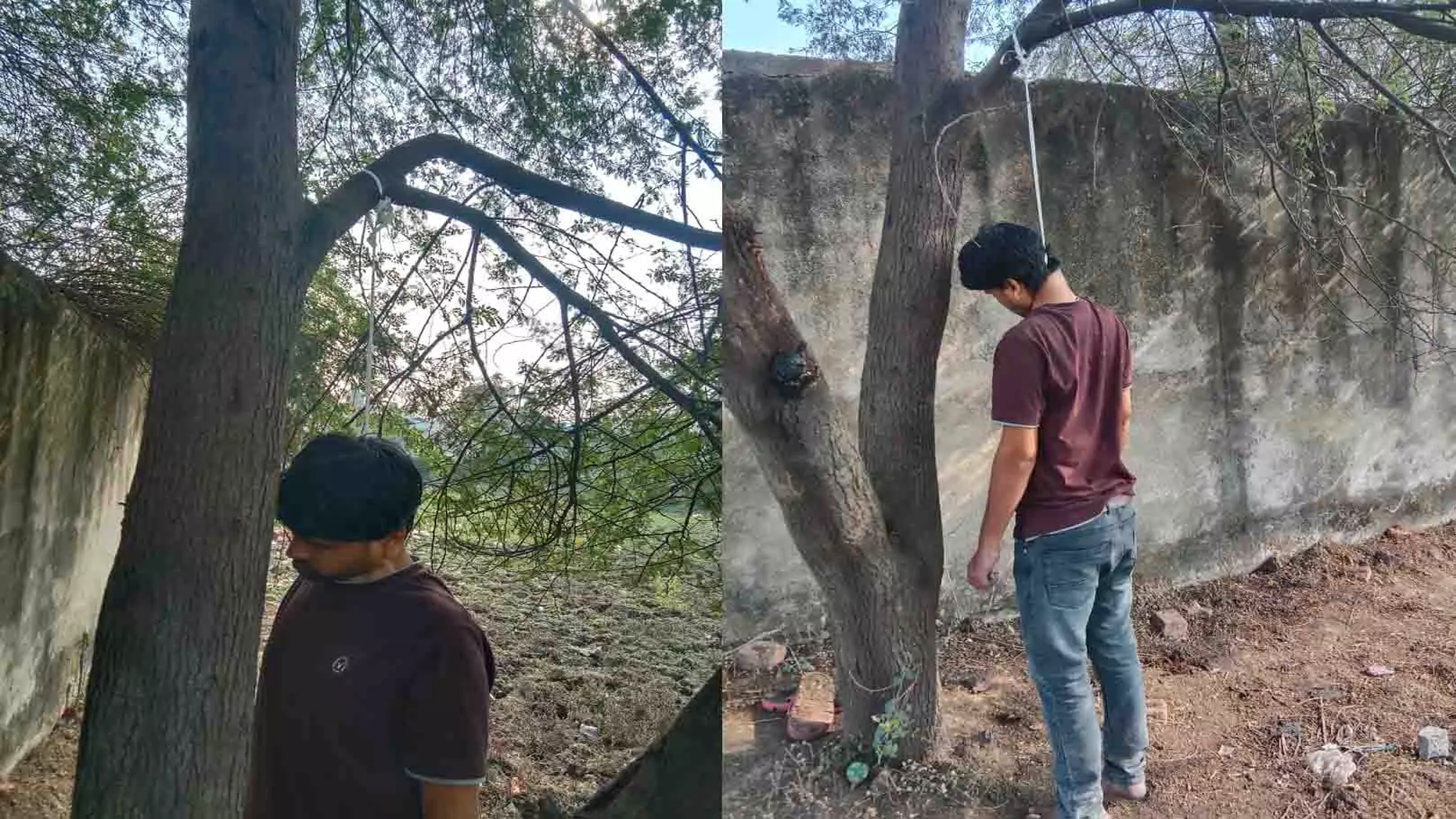 Dead body of a young man found hanging from a tree in Tikrapara