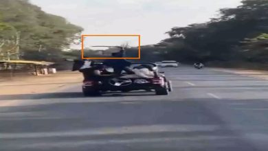 Minor student seen waving sword in open jeep, video went viral