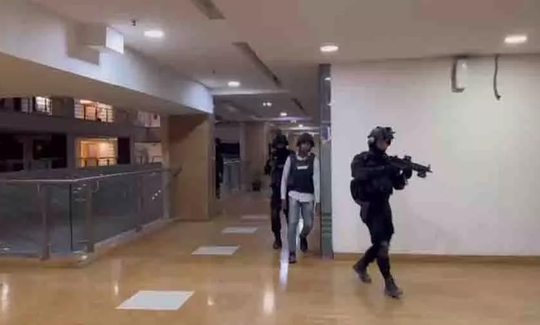 NSG commandos did counter terrorism exercise in Raipur