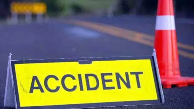 Two people died after car collided with a parked truck