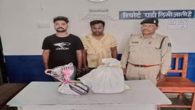 Ganja smuggling caught in Raipur, two arrested