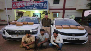 Ganja smuggling worth lakhs in Raipur, 5 smugglers arrested