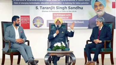 Amritsar: Former diplomat interacted with students