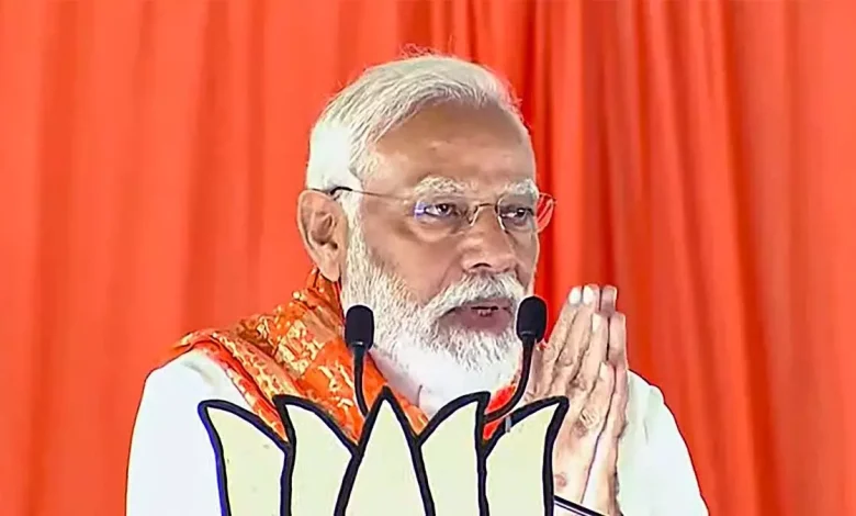 PM Modi: Telangana became ATM for Congress