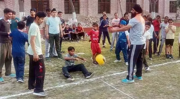 Trials were held for admission in sports wing schools