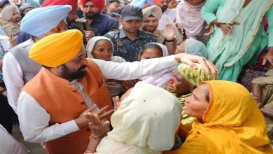 CM Bhagwant Mann met the families of the victims in Sangrur district