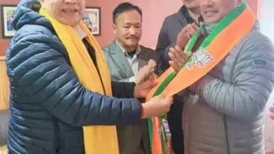 Former MLA Ugen Nedup joins BJP