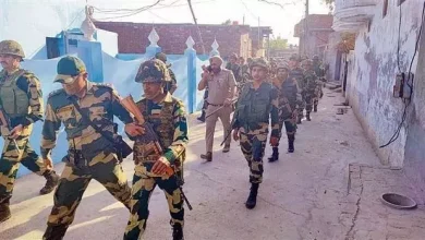 Police and paramilitary forces conducted flag march in Tarn Taran