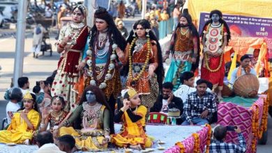 Impressive procession taken out on the eve of Maha Shivratri