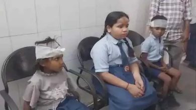 6 children going to school in e-rickshaw injured, accident due to overtake