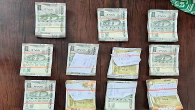 Police again caught 6 lakh 78 thousand cash in Raipur