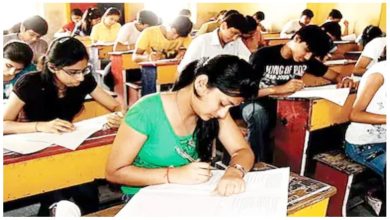 Student caught cheating in Rajasthan Secondary Education Board Hanumangarh