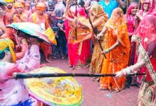 Lathmar Holi played in Nandgaon, know the reason behind it
