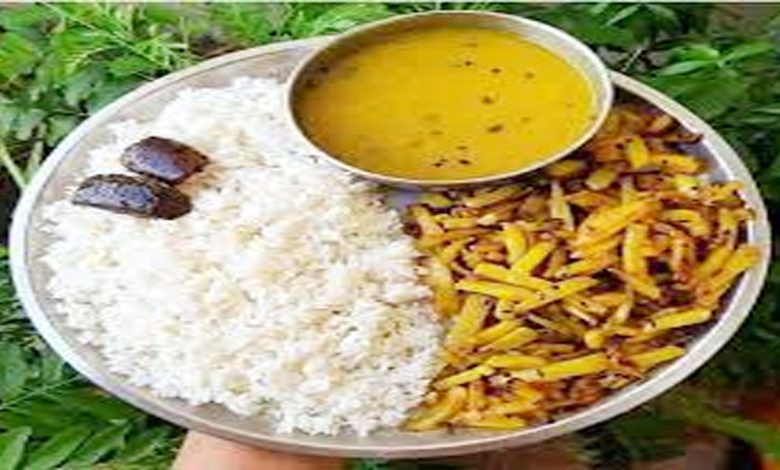 Aloo bhujia with dal and rice, know the recipe of Bihari food