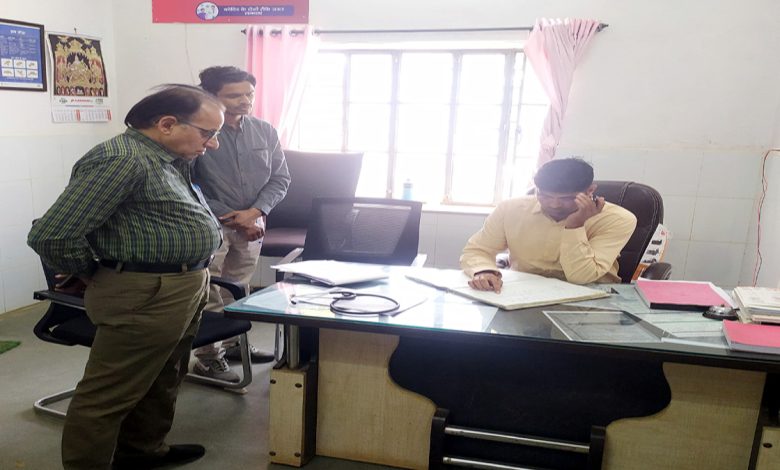 Additional District Collector conducted surprise inspection of CHC Ganji