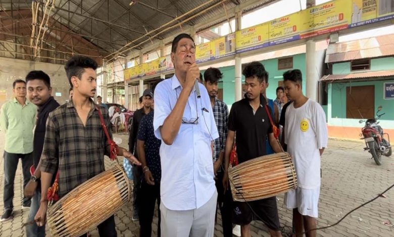 Barpeta Lok Sabha seat candidate sang Bihu songs in school