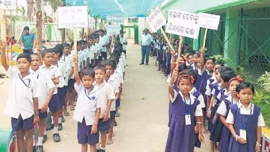 Students take out march to encourage voting in Odisha