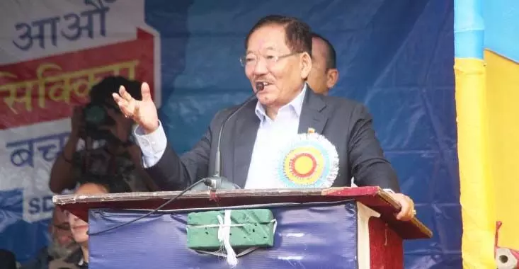 Chamling pledges to develop rural Sikkim