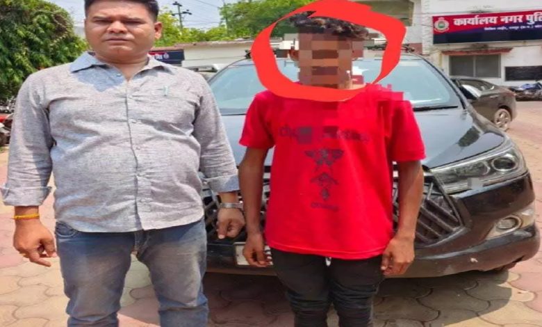 Innova car stolen in Raipur, minor boy arrested