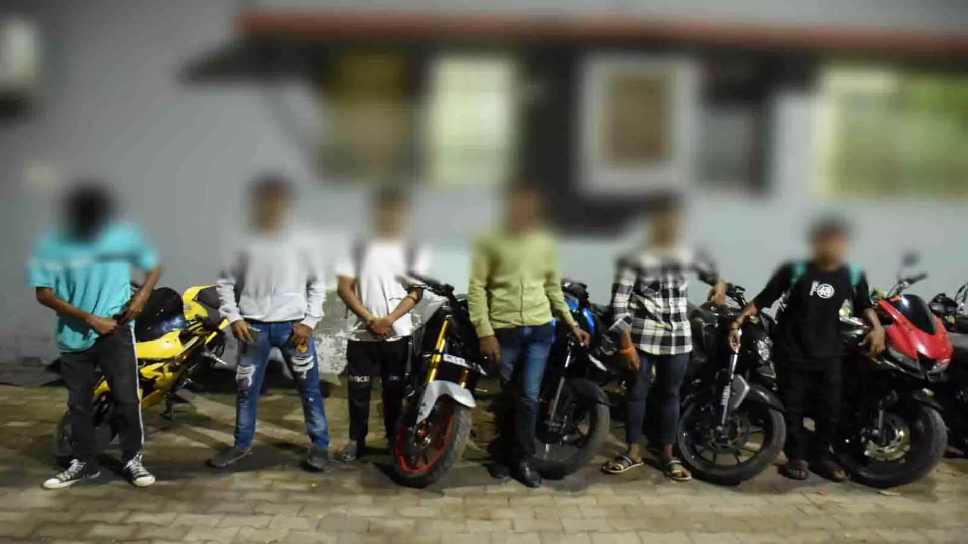 6 bikers arrested for stunting in Naya Raipur