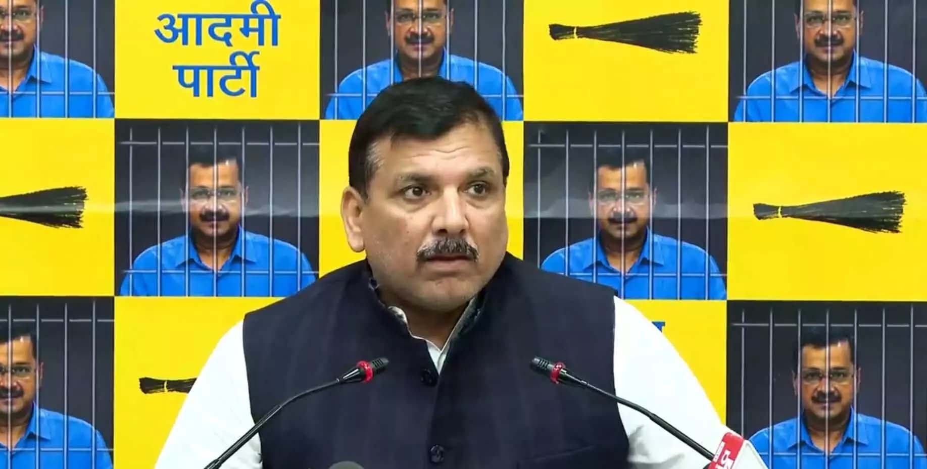 Arvind Kejriwal has been arrested as part of a conspiracy: Sanjay Singh