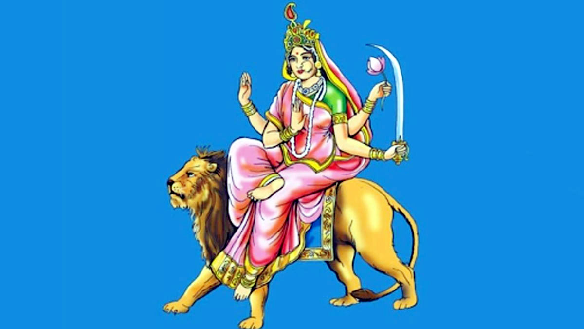 Maa Chandraghanta is worshiped today, the third day of Chaitra Navratri