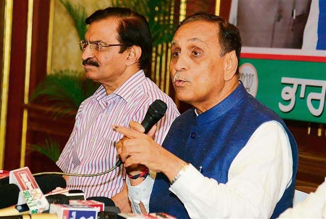 Rupani: AAP trying to thwart saffron party nominations